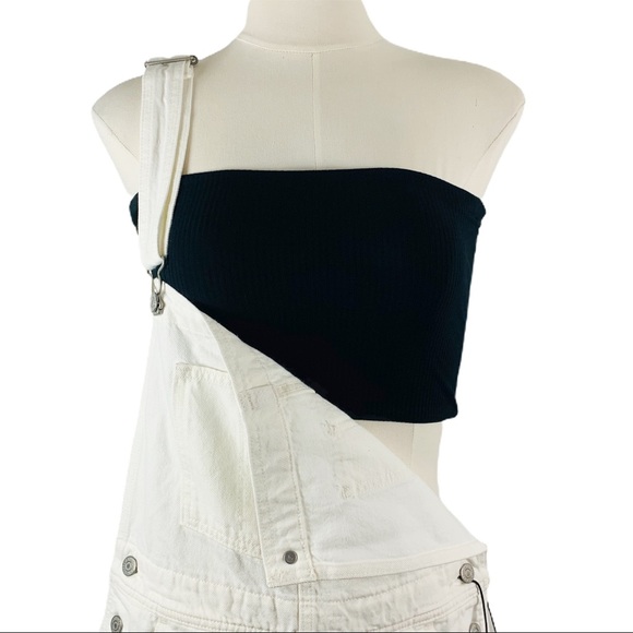 Topshop Ribbed Bandeau Tube Top - Picture 5 of 7
